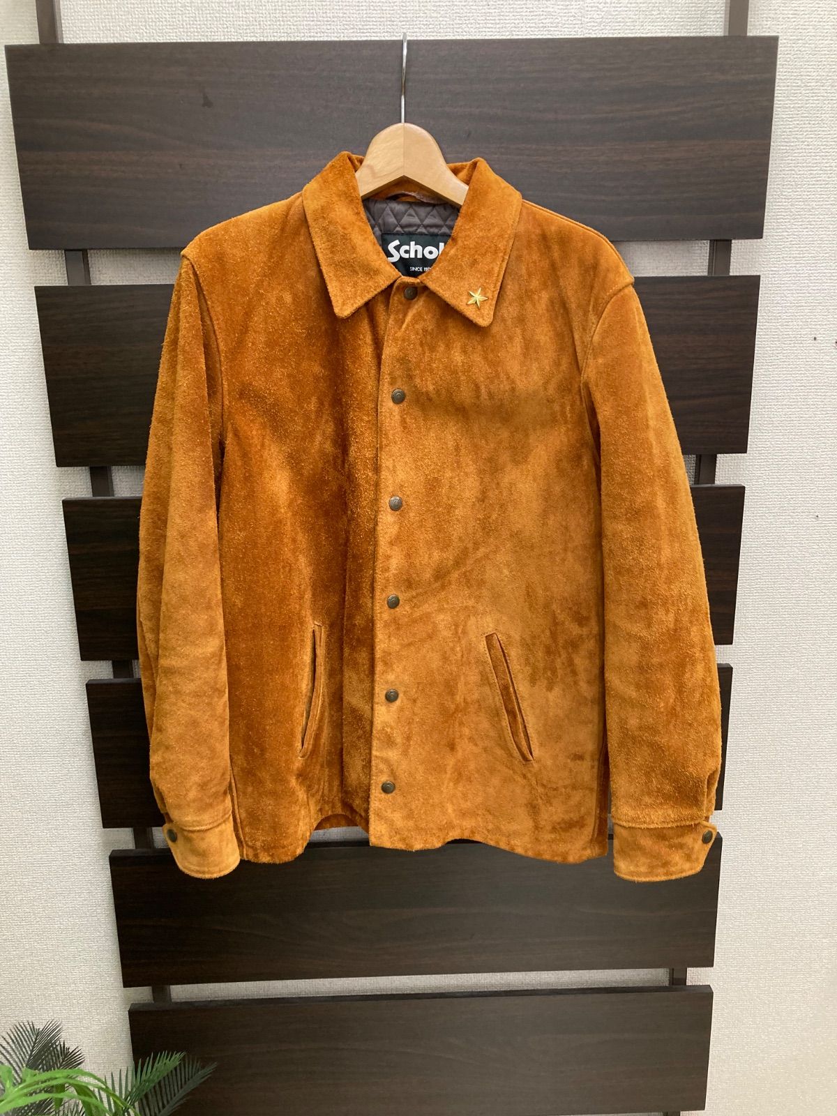 Schott ショット スウェード 中綿コーチジャケット XLサイズ USA製 