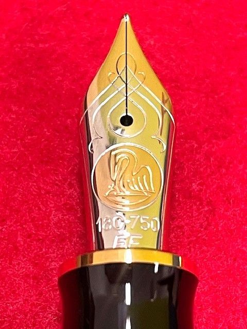 ほぼ未使用品 ペリカン スーベレーン M800 グリーンストライプ EF