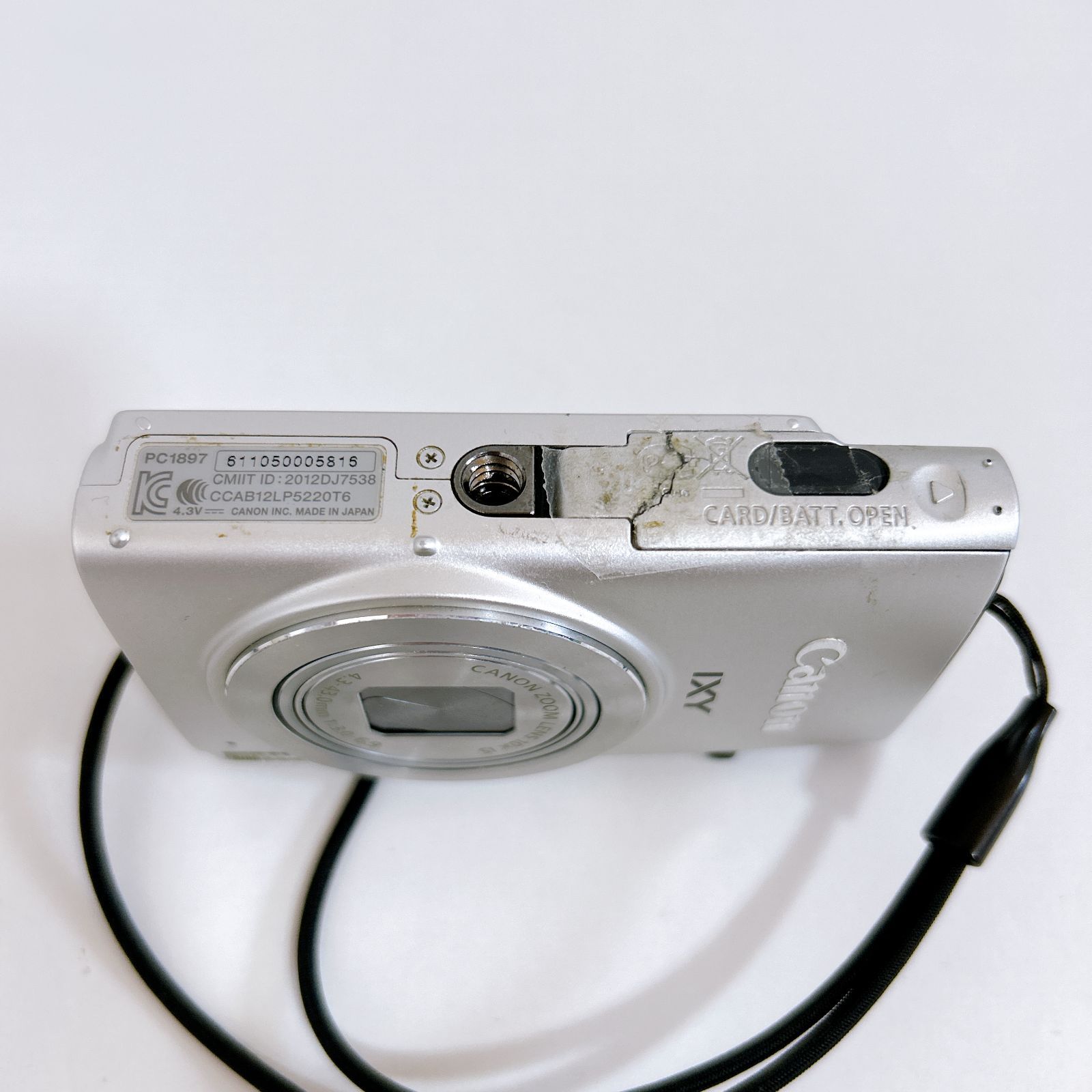 Canon IXY 610F カメラ コンデジ シルバー ジャンク SDカードなし