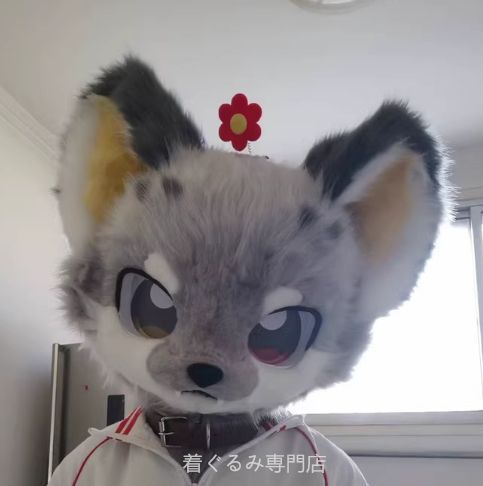 ヒョウ マスク 着ぐるみ ヘッド 全頭 ヘッド ケモノ ファースーツ ぬいぐるみ コスプレ コスチューム kigurumi 一点物 A231