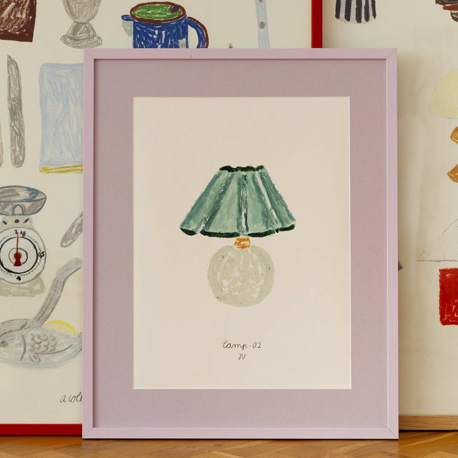 The Poster Club アートポスター 30×40cm Lamp 02 ポスタークラブ 北欧