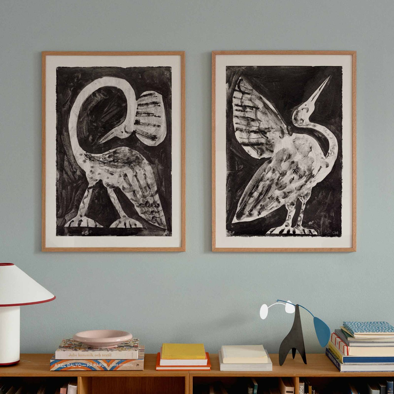 The Poster Club アートポスター 50×70cm Bird II ポスタークラブ 北欧
