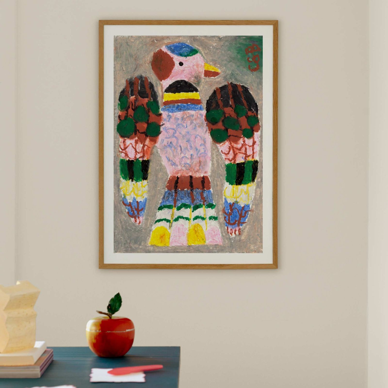The Poster Club アートポスター 50×70cm 【Aves】 The Poster Club アートポスター 50×70cm Bird IV ポスタークラブ 北欧