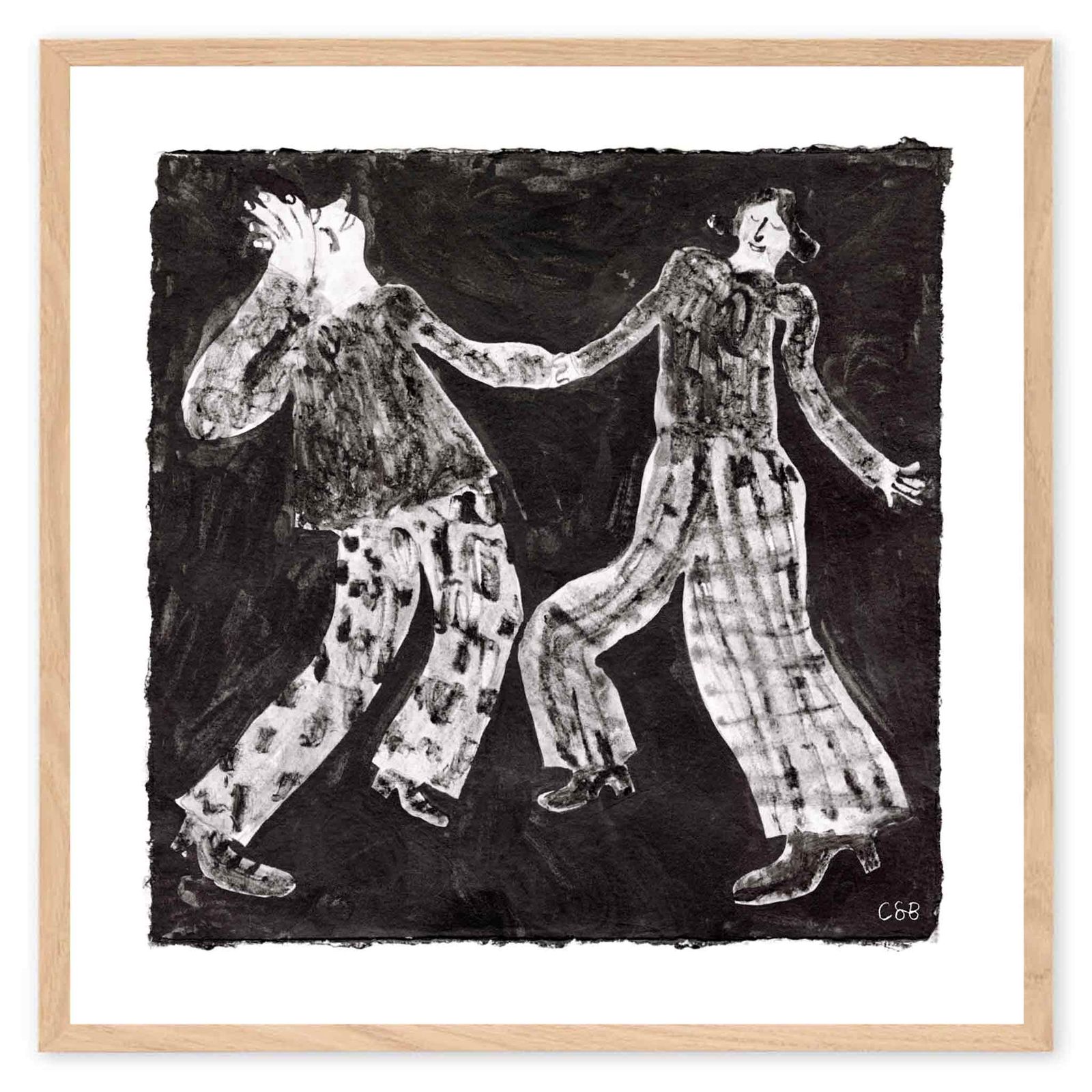 The Poster Club アートポスター 50×50cm Dancing People ポスター 