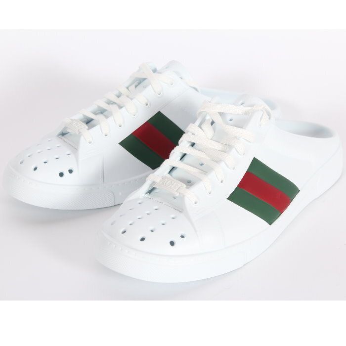 お値下げ!】 GUCCI グッチ エース ミュール 780288 J8700 9032 ラバー
