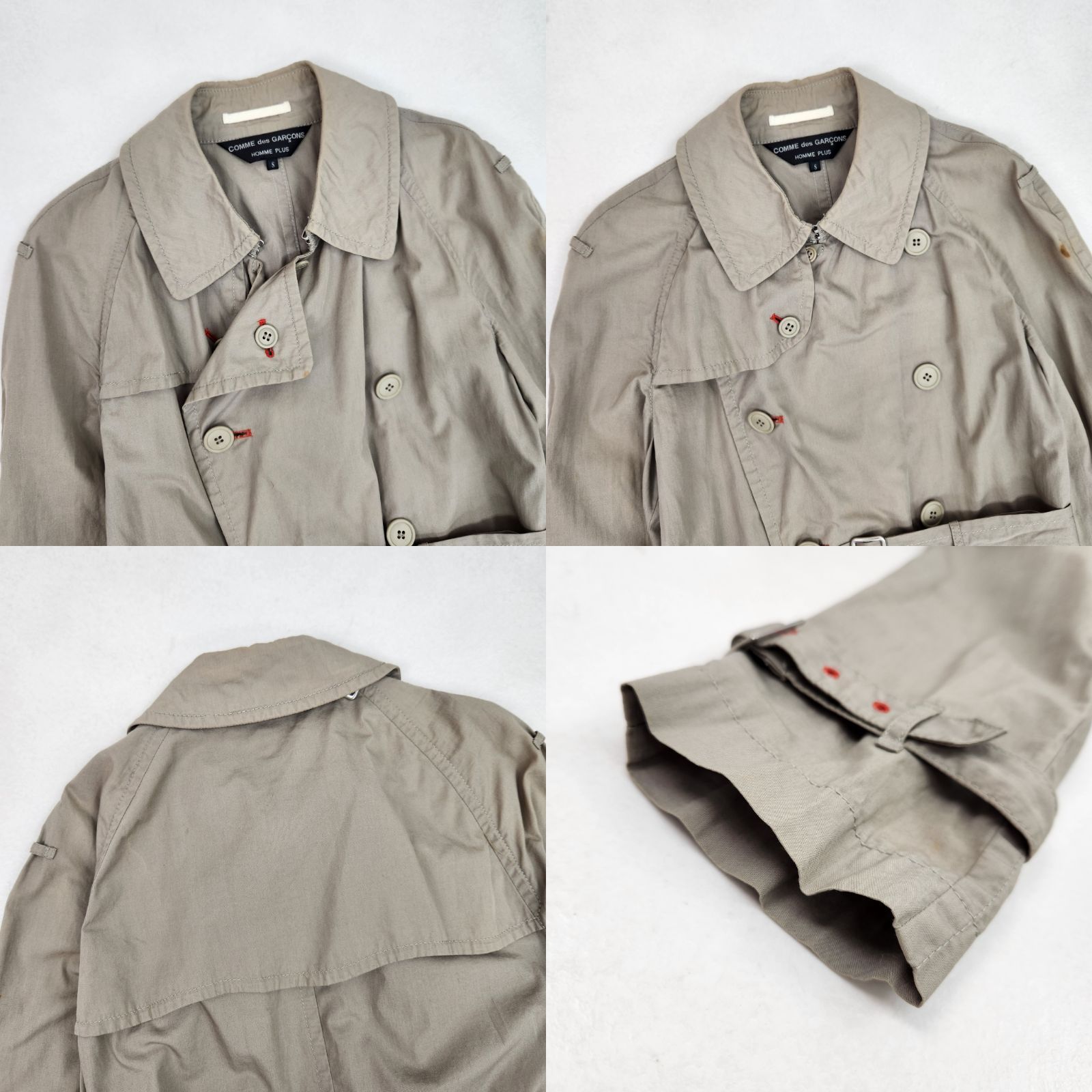 COMME des GARCONS HOMME PLUS トレンチコート コムデギャルソンオム