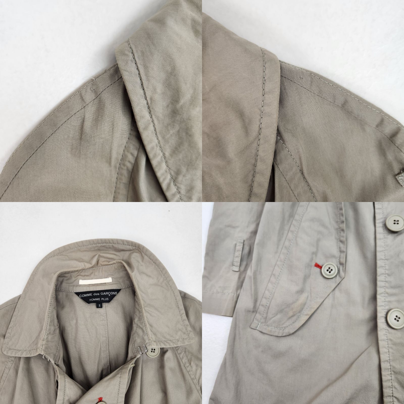 COMME des GARCONS HOMME PLUS トレンチコート コムデギャルソンオム 