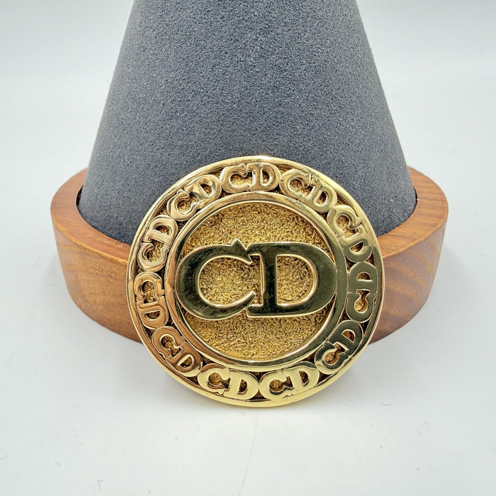 DIOR クリスチャンディオール サークル CD ロゴ フープ ピアス