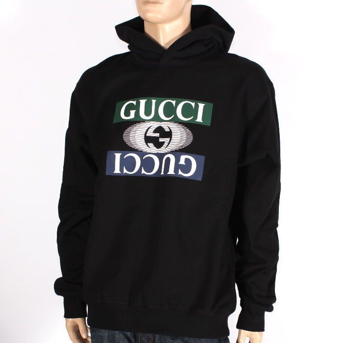 お値下げ!】 グッチ GUCCI コットン ジャージ フーデッドスウェット