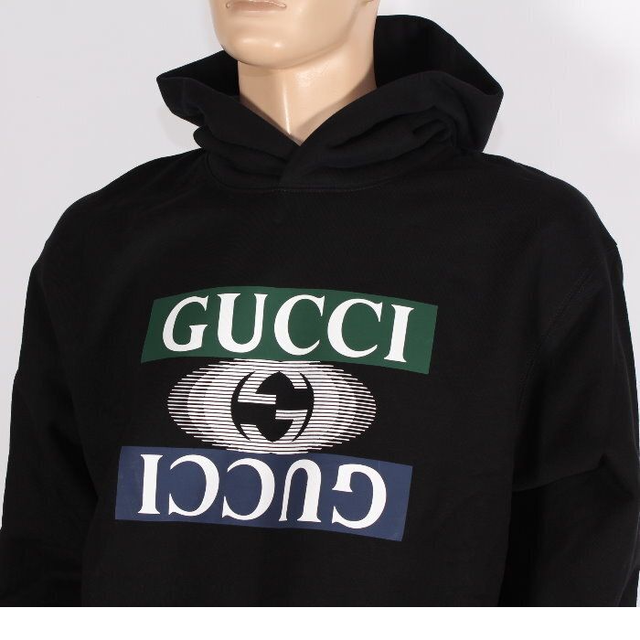 お値下げ!】 グッチ GUCCI コットン ジャージ フーデッドスウェット