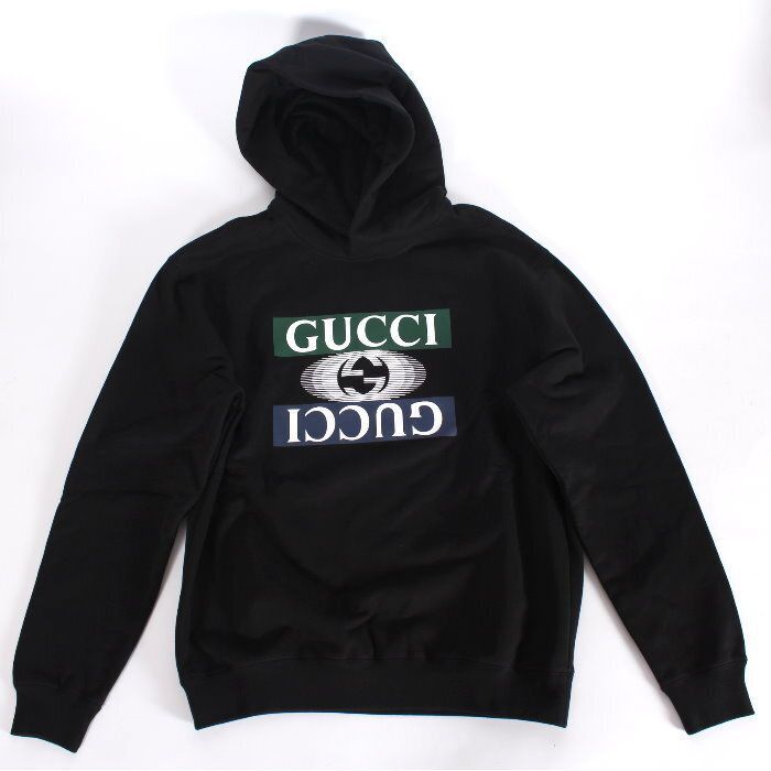 お値下げ!】 グッチ GUCCI コットン ジャージ フーデッドスウェット