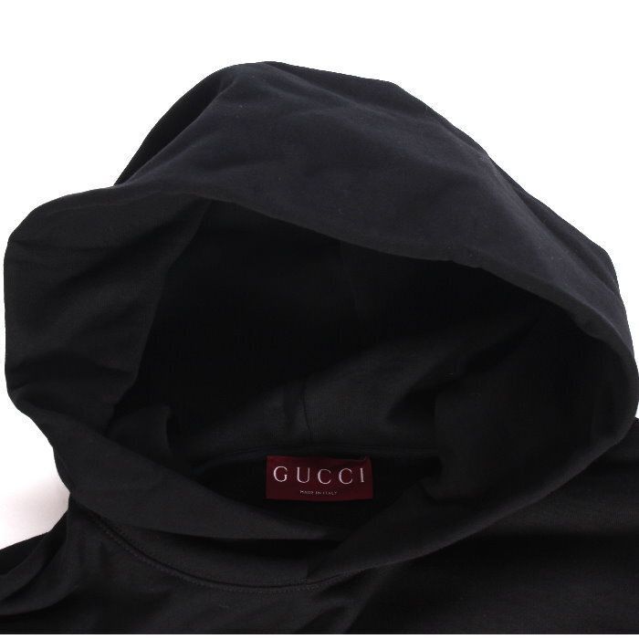 お値下げ!】 グッチ GUCCI コットン ジャージ フーデッドスウェット