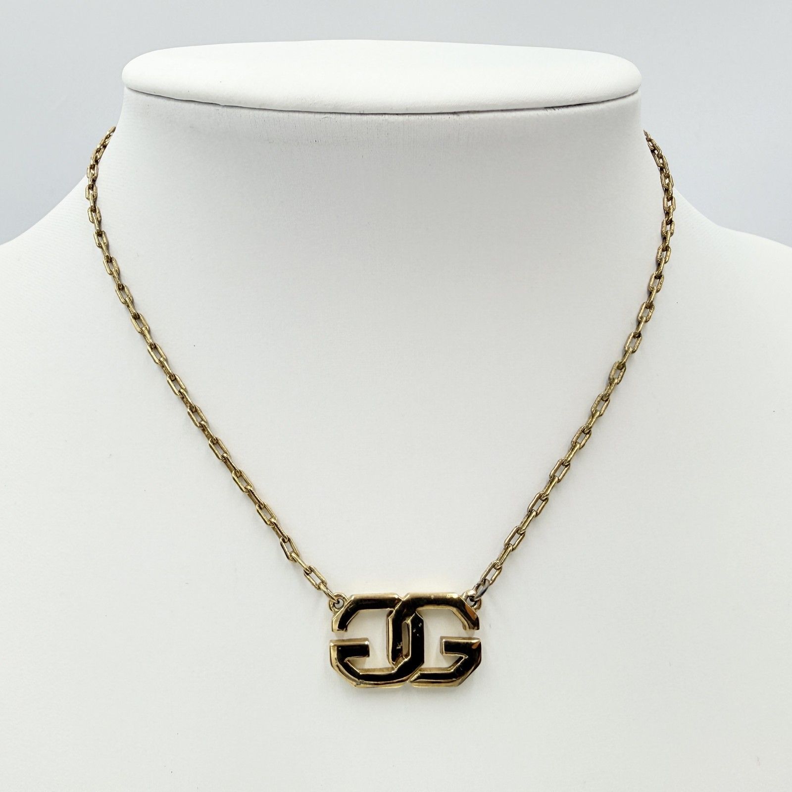 GIVENCHY（ジバンシィ）GGロゴ ヴィンテージ ネックレス ゴールド