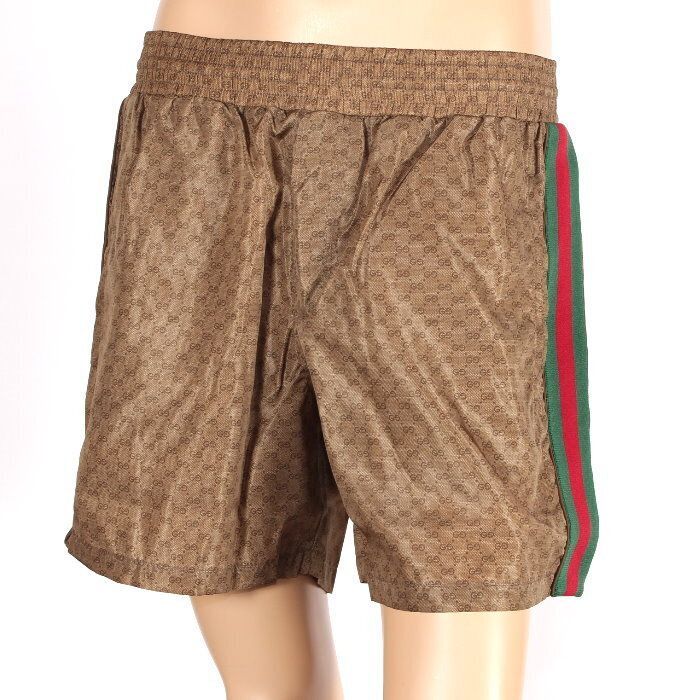 お値下げ!】 グッチ GUCCI ウォータープルーフ ナイロン スイムパンツ
