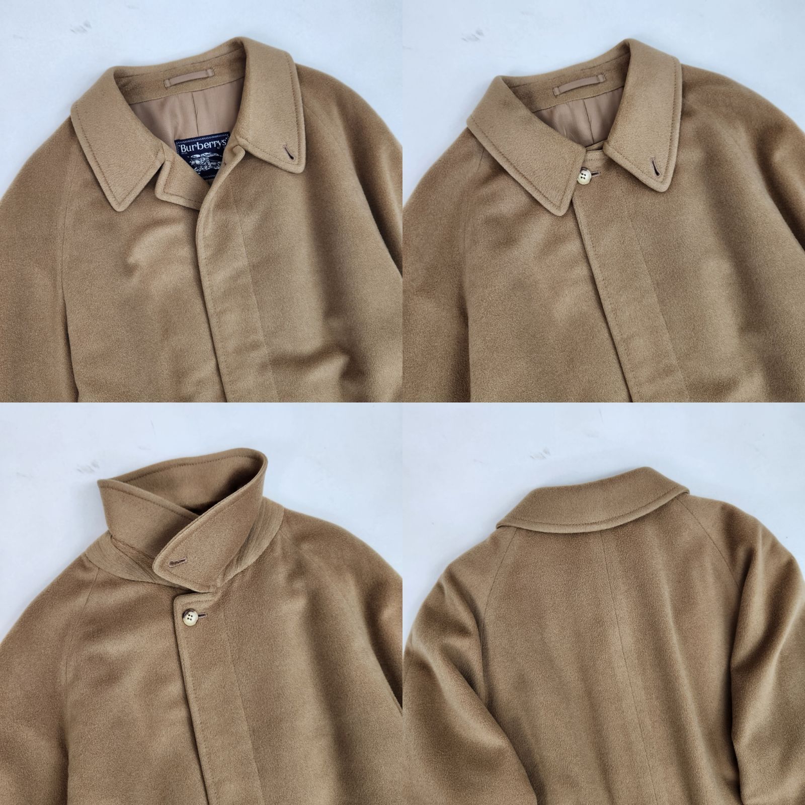 BURBERRY ステンカラーコート カシミヤ100% キャメル BURBERRYS