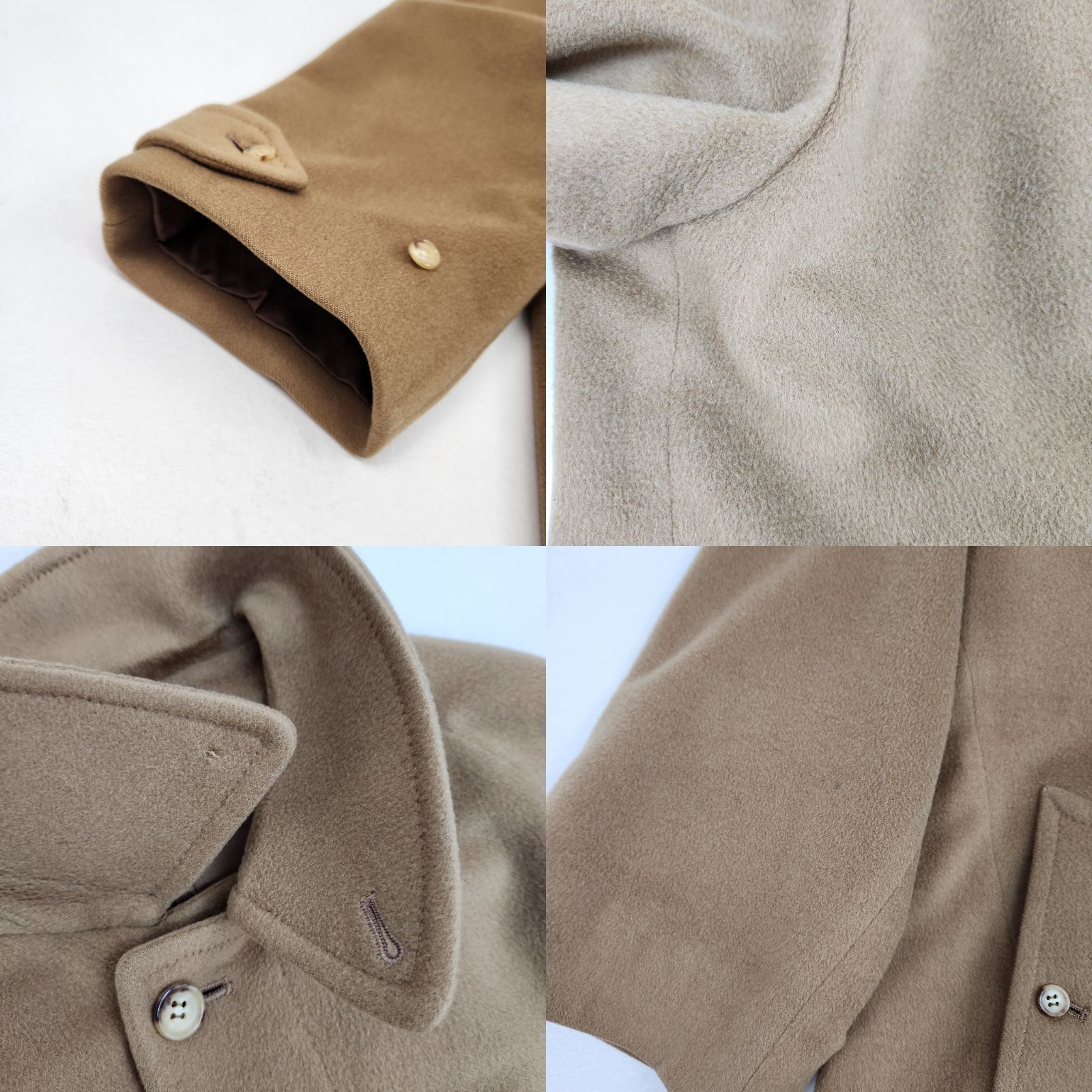 BURBERRY ステンカラーコート カシミヤ100% キャメル BURBERRYS