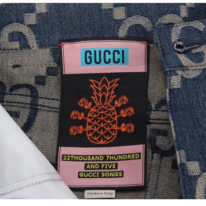 お値下げ!】 グッチ GUCCI ジャンボ GG デニム ショートパンツ 674371
