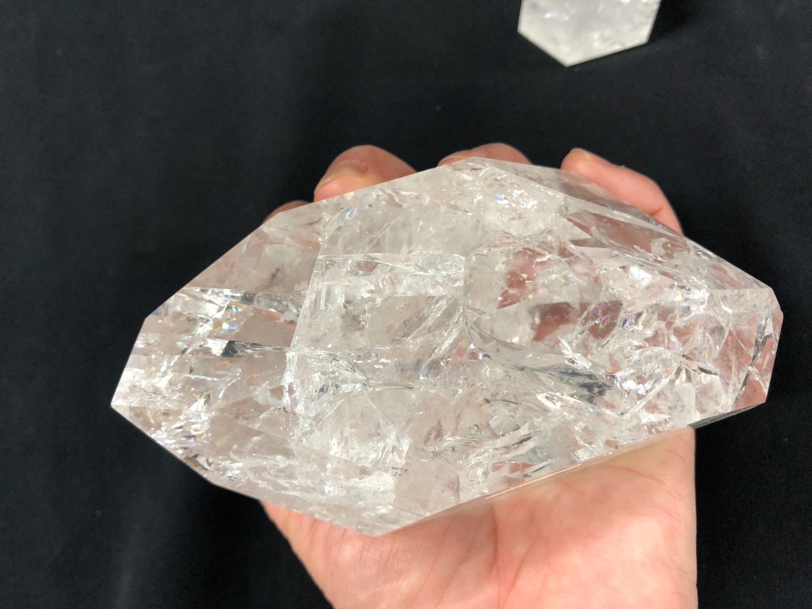 水晶ポイントBOX クラック水晶