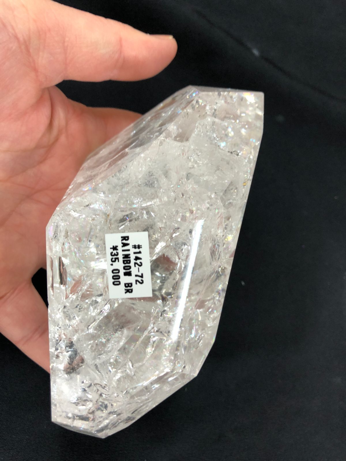 水晶ポイントBOX クラック水晶