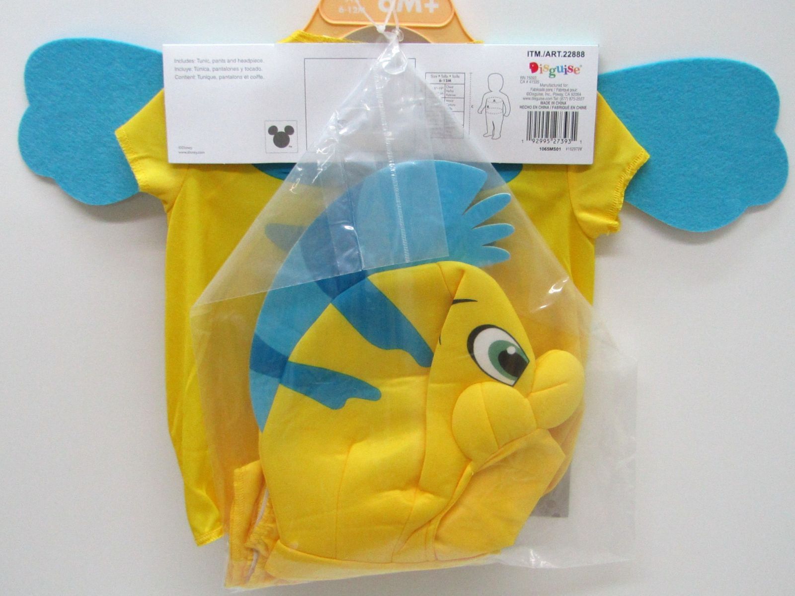 未使用品】ディズニー リトルマーメイド フランダーコスプレ 着ぐるみ 