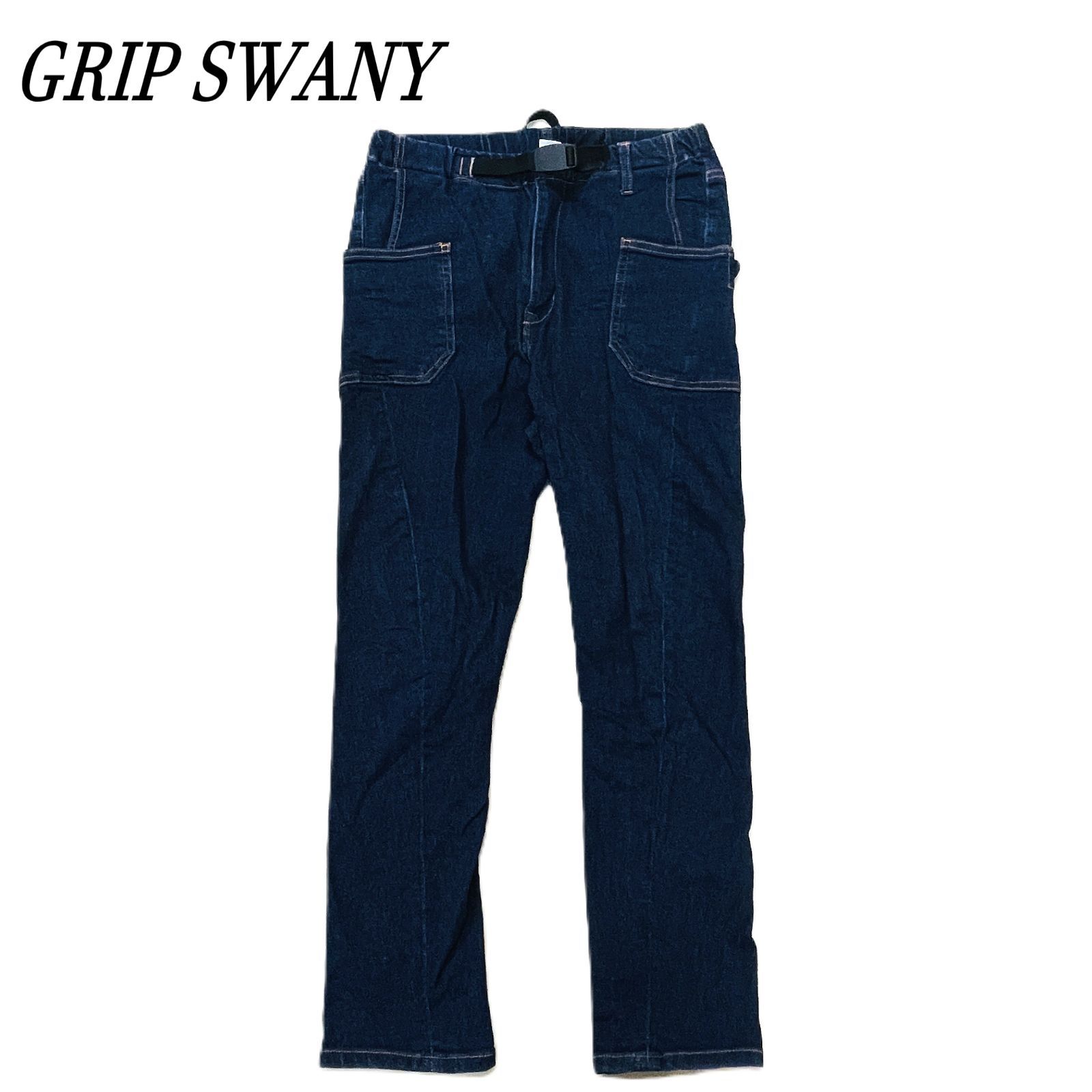 GRIP SWANY グリップスワニー 3Dキャンプパンツ デニムパンツ ブルー系