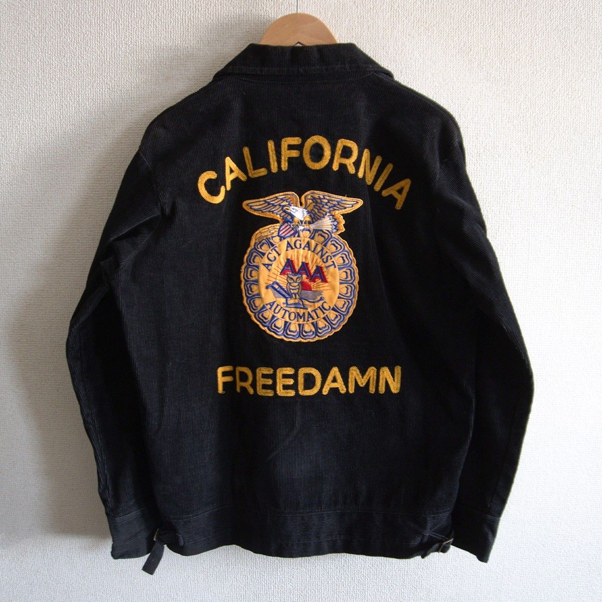 雰囲気抜群】AAA 【ワーク ジャケット】 CALIFORNIA カリフォルニア