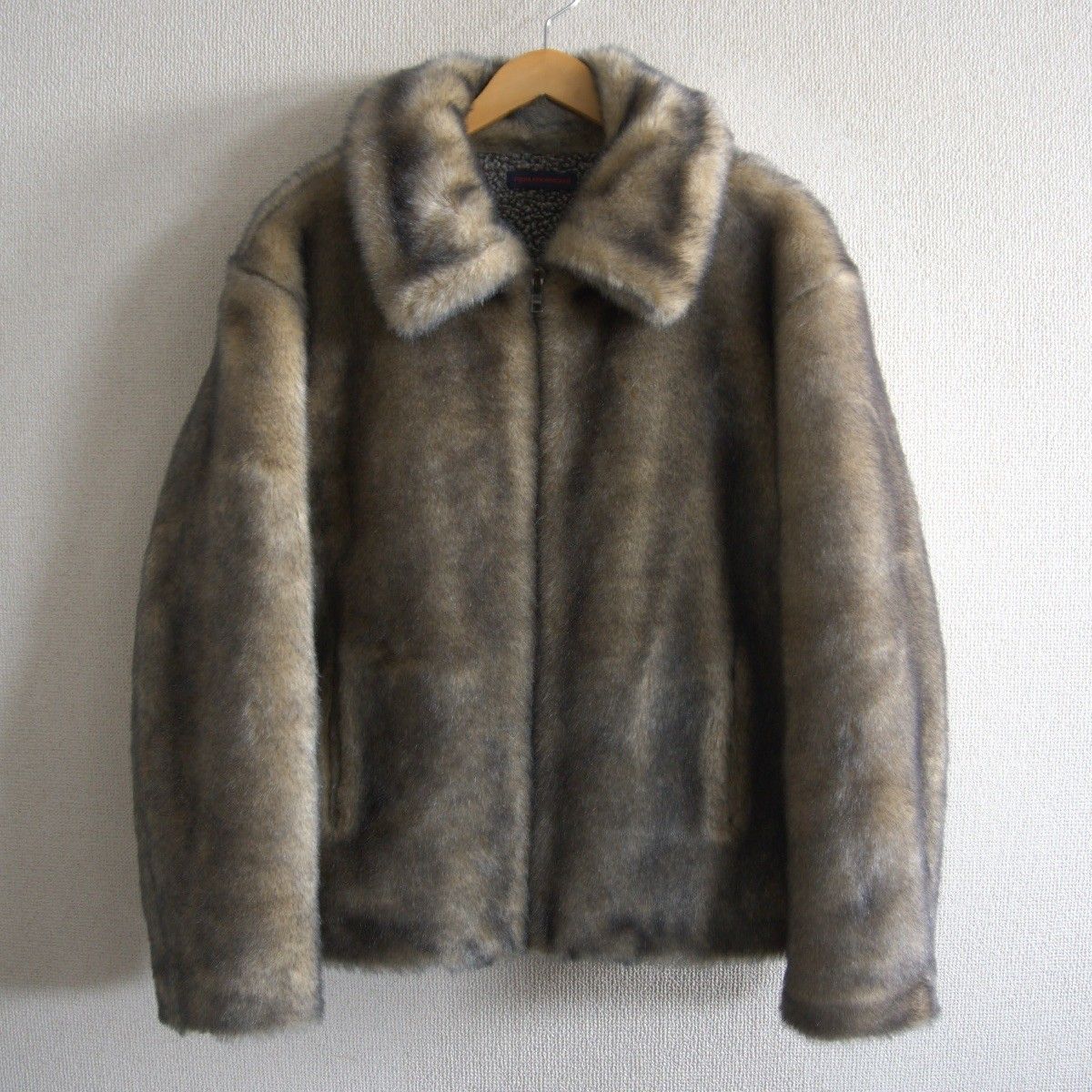 希少】Gosha Rubchinskiy 【15AW フェイクファー ボア ジャケット】M