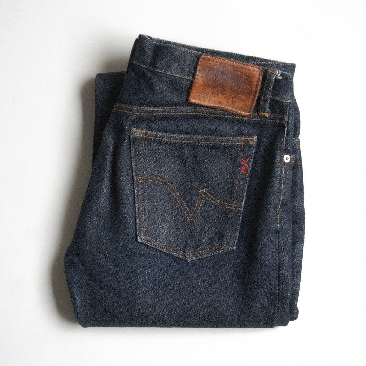 雰囲気抜群】IRON HEART【LOT 461 21oz EXTRA HEAVY DENIM】36×34