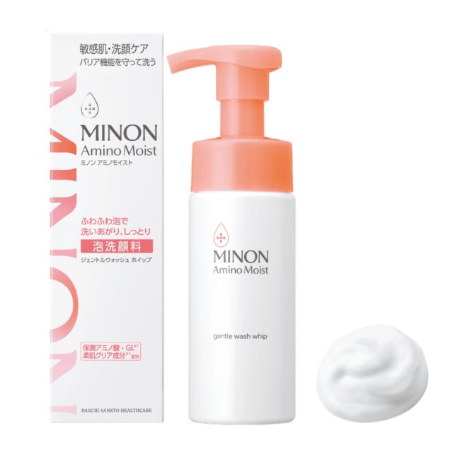ミノンアミノモイスト　ジェントルウォッシュホイップ：150ml入