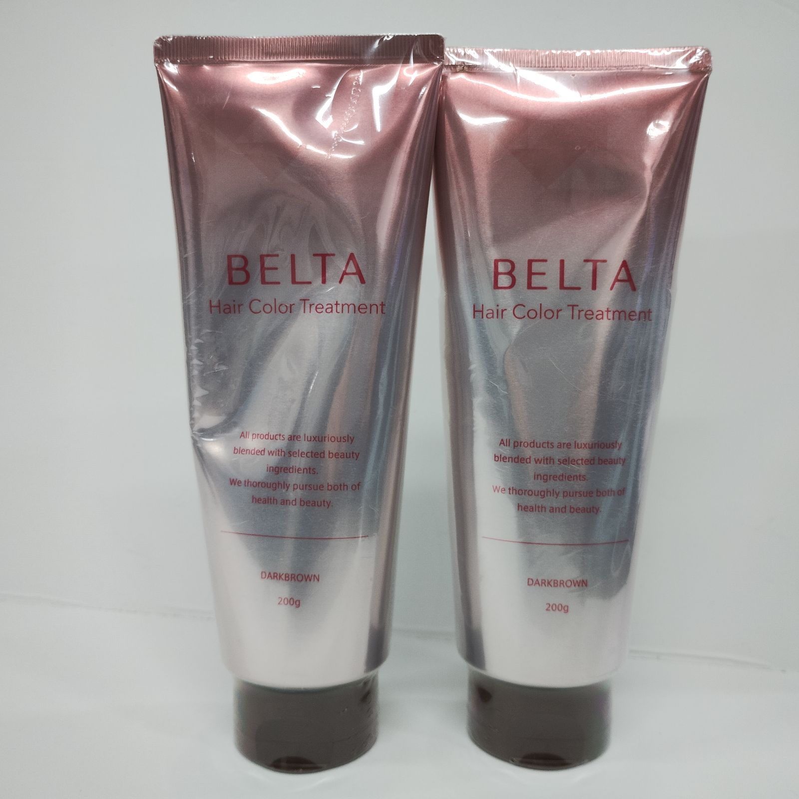 Y4441 BELTA ベルタヘアカラートリートメント ダークブラウン 200g 計2