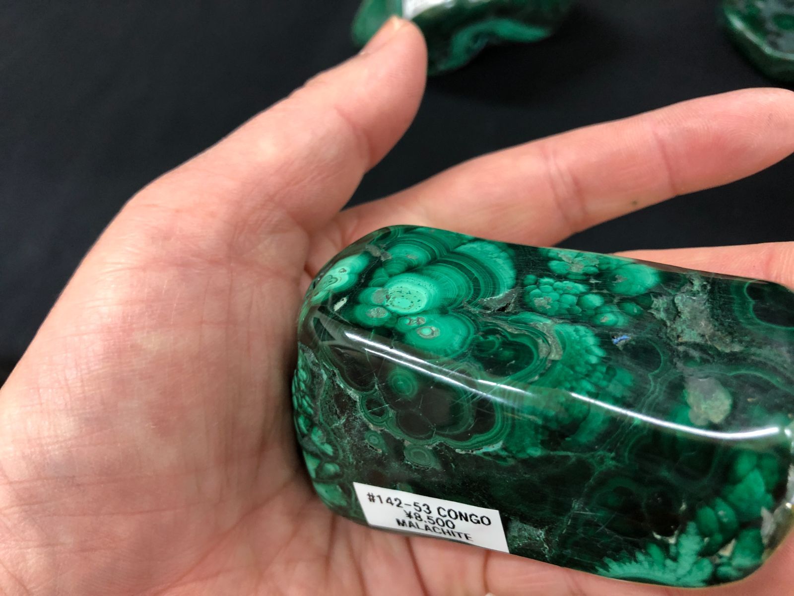 天然石マラカイトBOX|コンゴ産