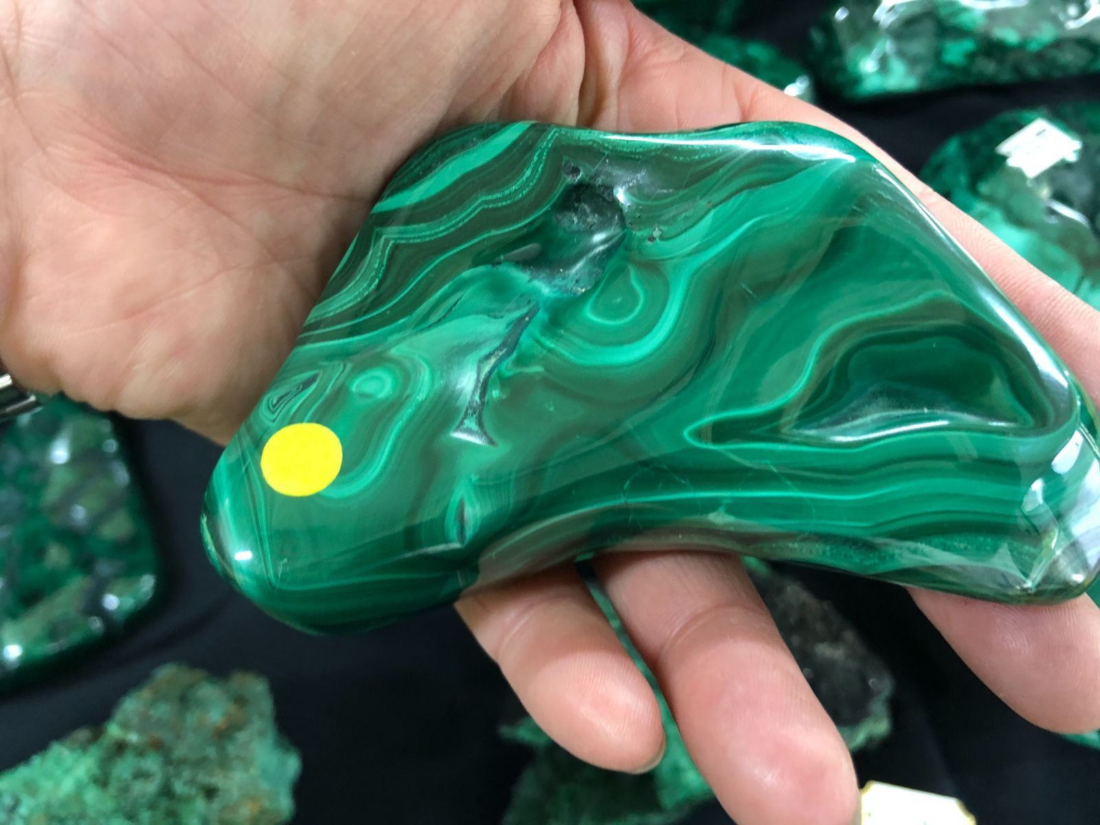 天然石マラカイトBOX|コンゴ産