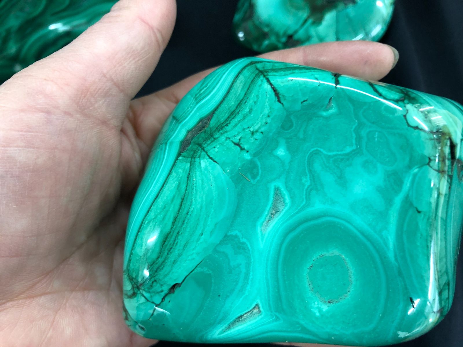 天然石マラカイトBOX|コンゴ産