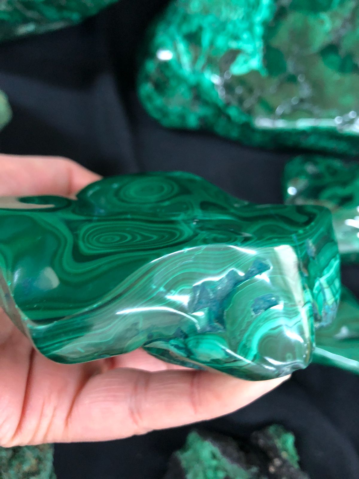 天然石マラカイトBOX|コンゴ産