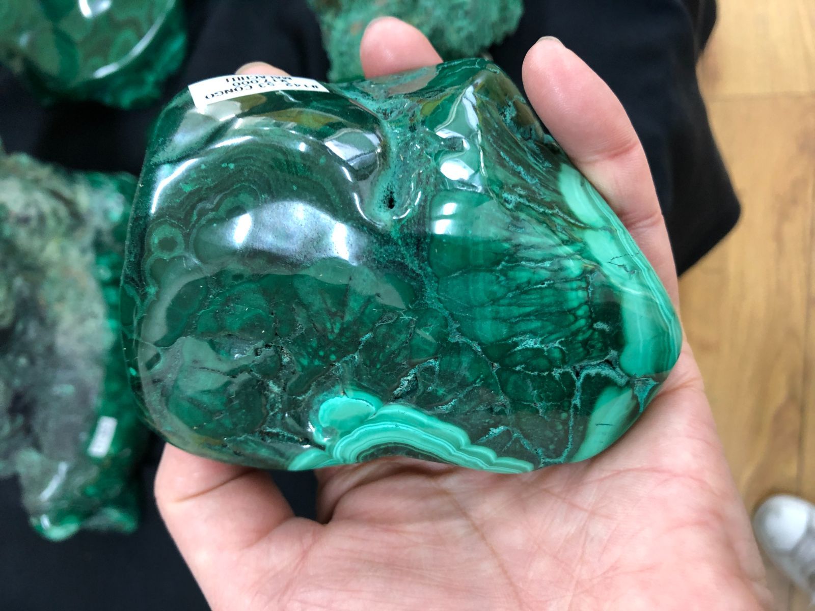 天然石マラカイトBOX|コンゴ産