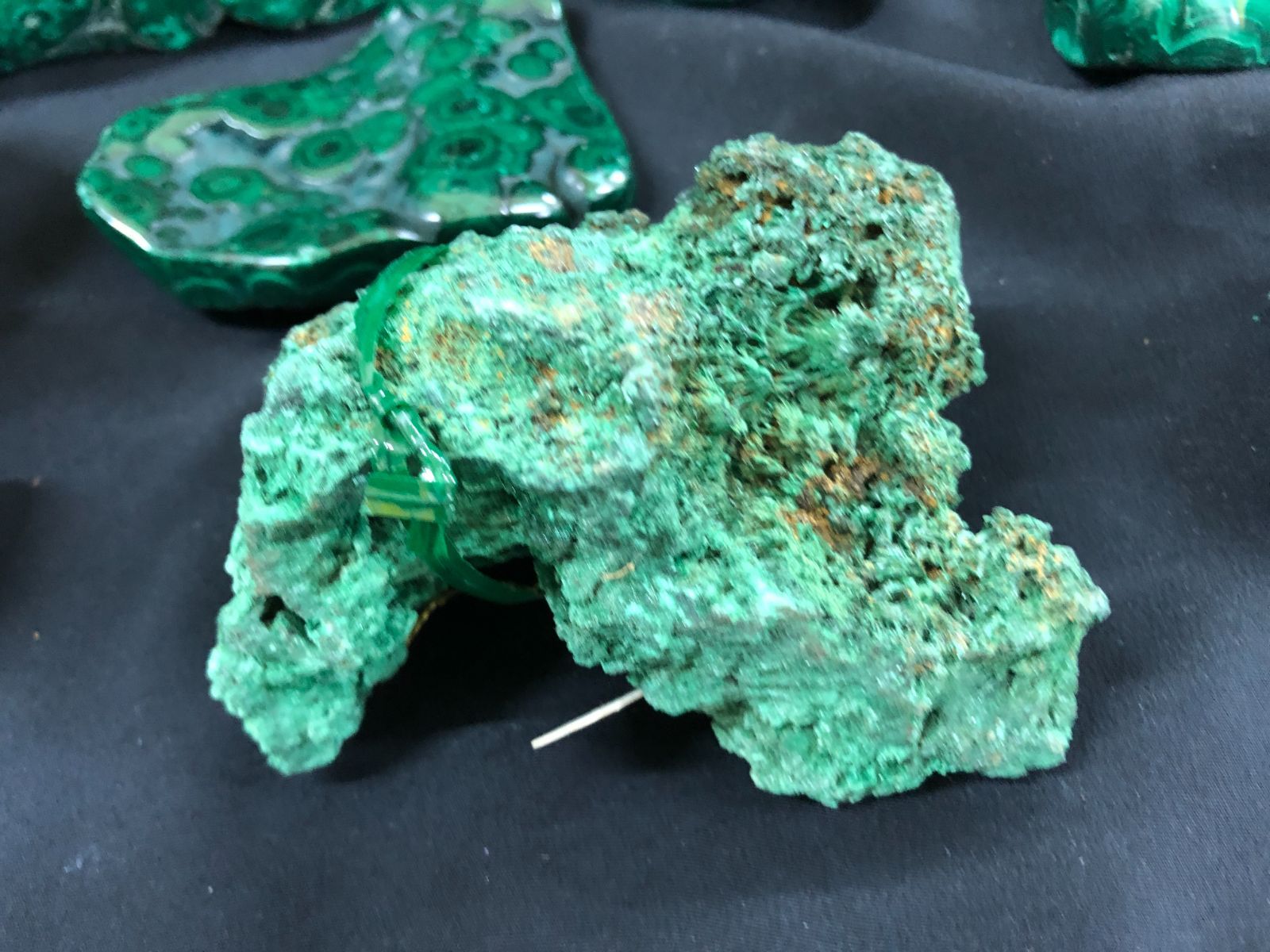 天然石マラカイトBOX|コンゴ産