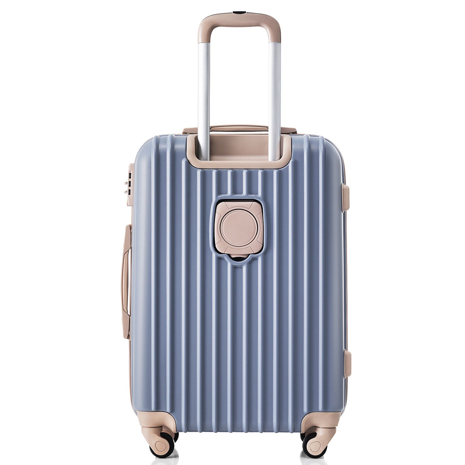 新入荷」全新品 スーツケース Lサイズ USB充電ポート付きカップ