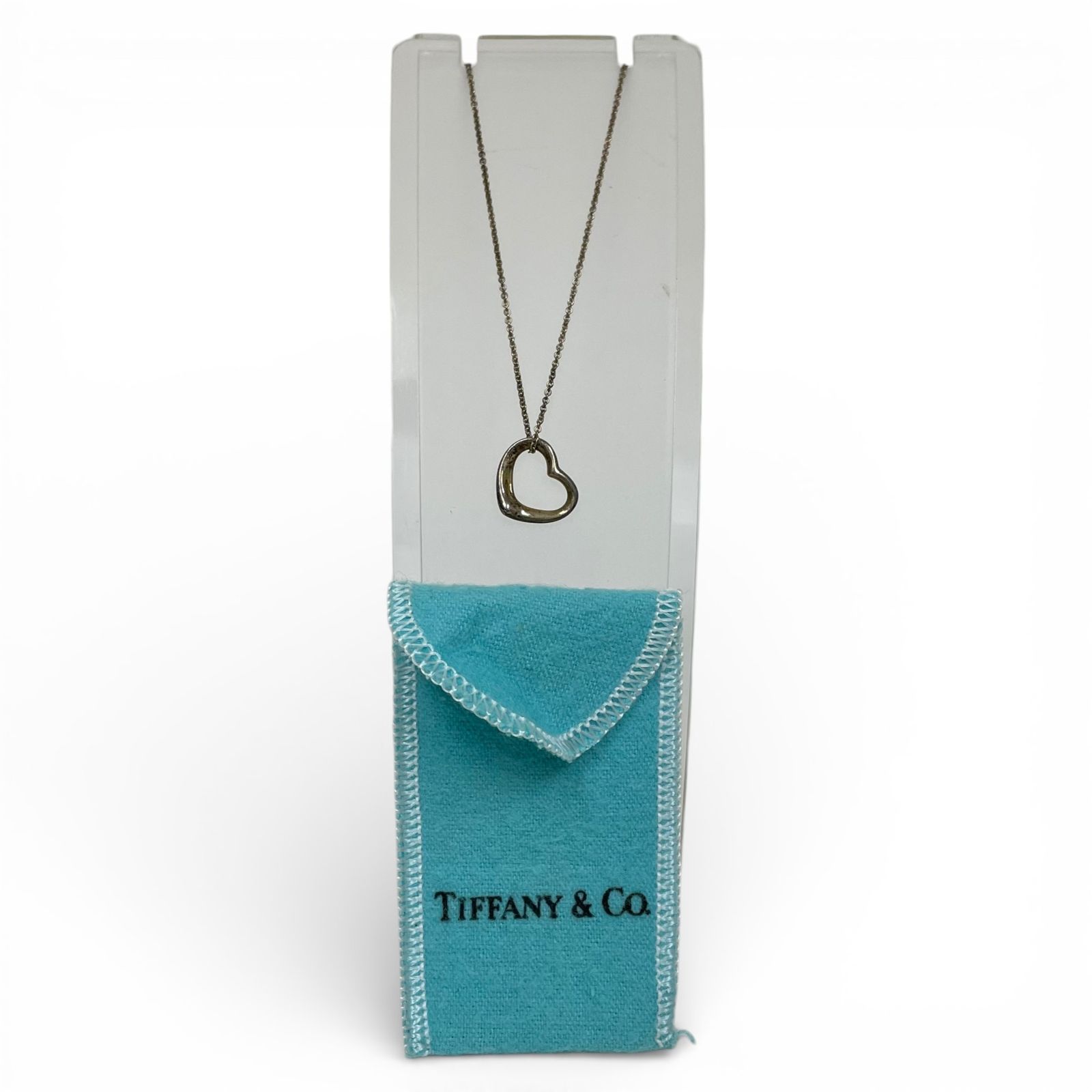 TIFFANY&Co. ティファニー ネックレス オープンハート 925シルバー 