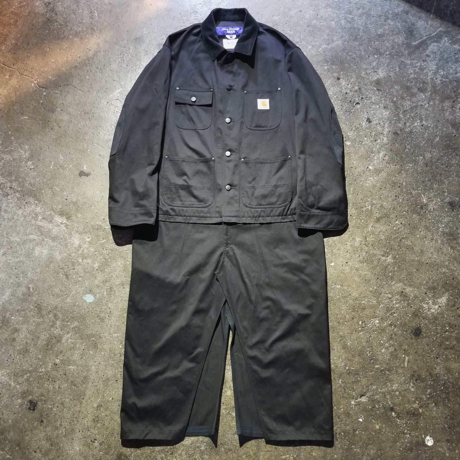 Junya Watanabe Carhartt ジュンヤ　コムデギャルソン JUNYA WATANABE MAN 24aw × carhartt ドッキングコート M ジュンヤ