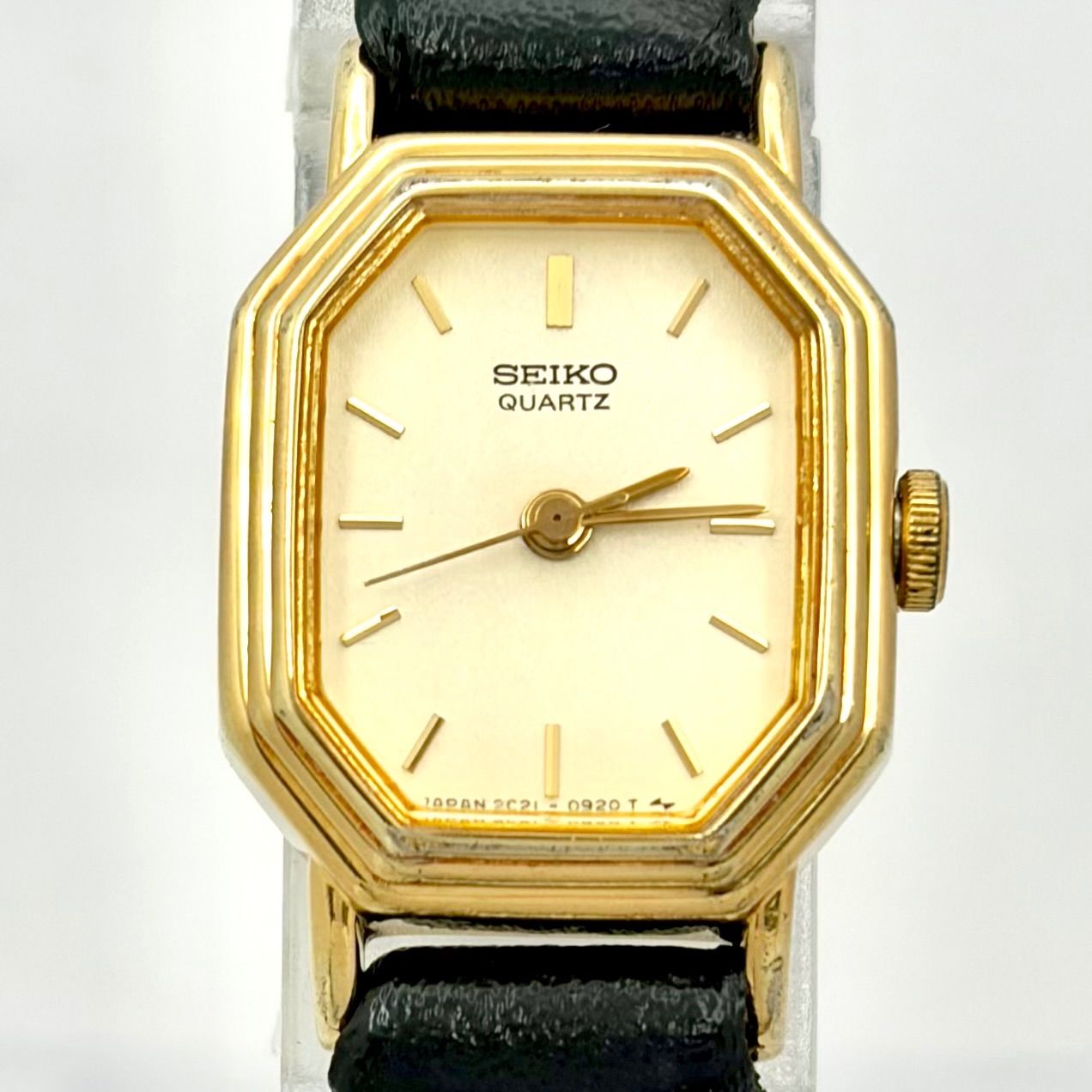 美品/新品電池】SEIKO セイコー レディース 腕時計 ゴールド