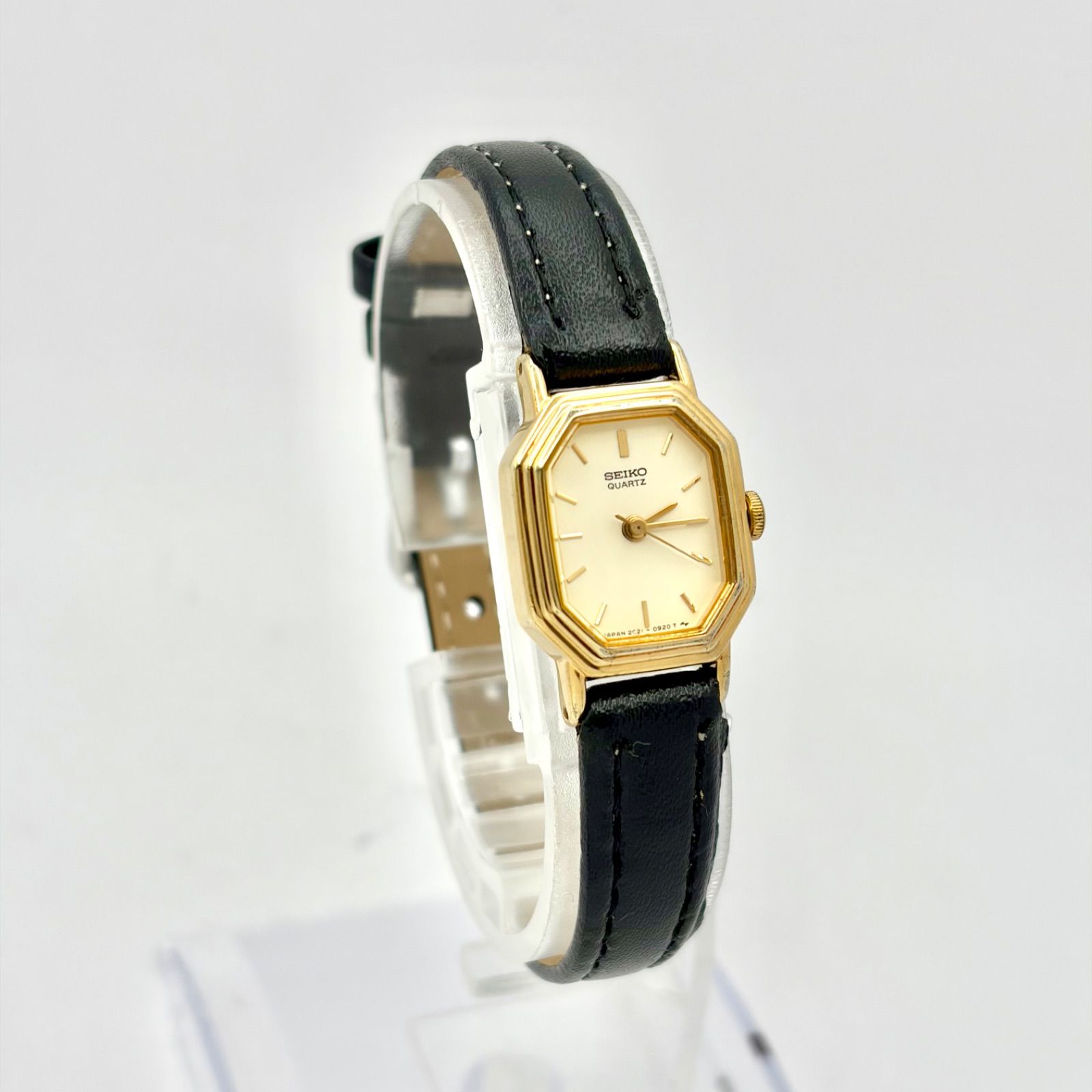 美品/新品電池】SEIKO セイコー レディース 腕時計 ゴールド