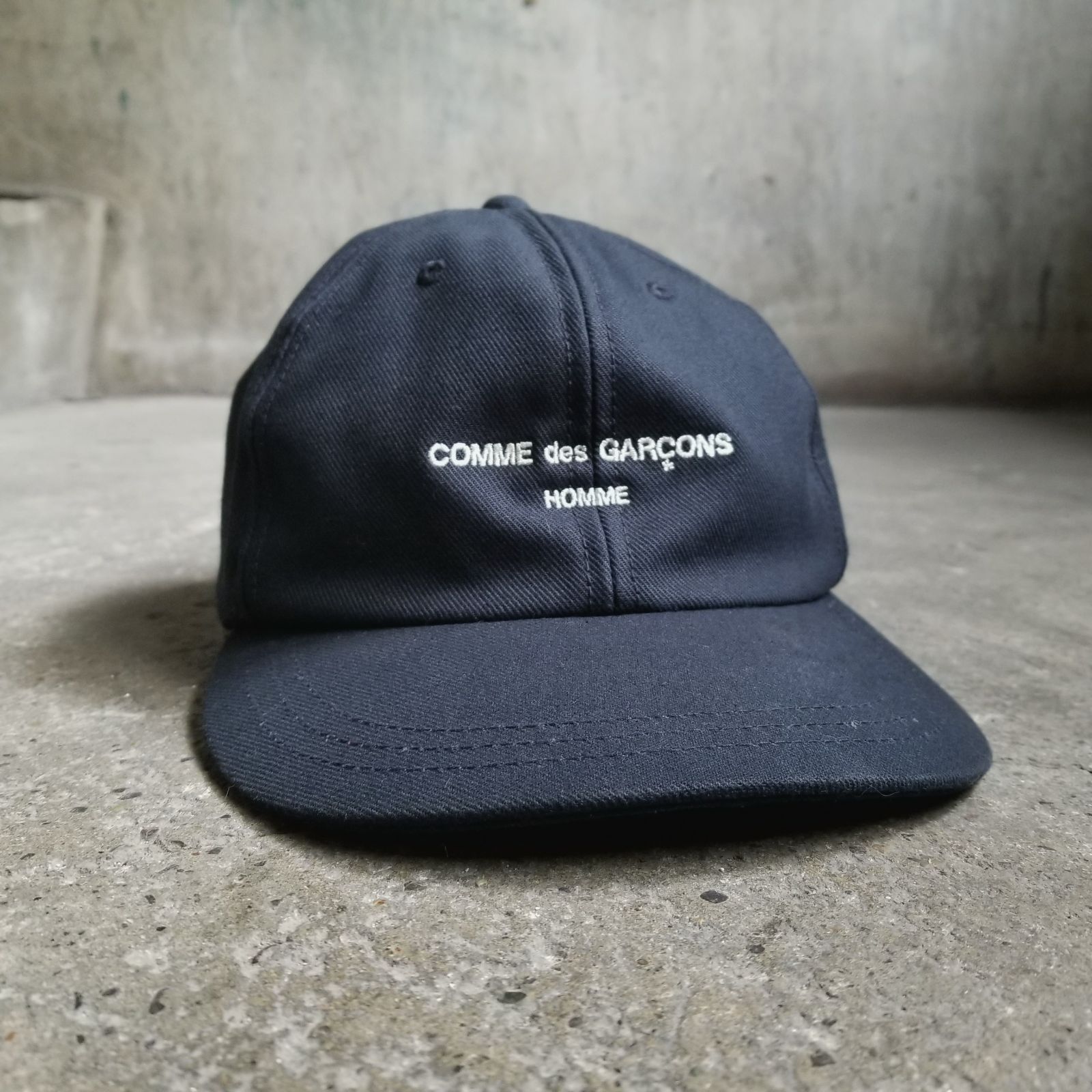 COMME des GARÇONS HOMME ベースボールキャップ COMME des GARCONS HOMME 24aw ロゴ ベースボールキャップ
