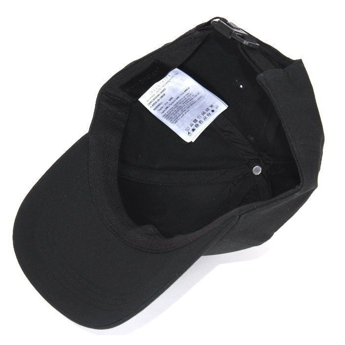 お値下げ!】 MONCLER Matt Black モンクレール ベースボール キャップ 