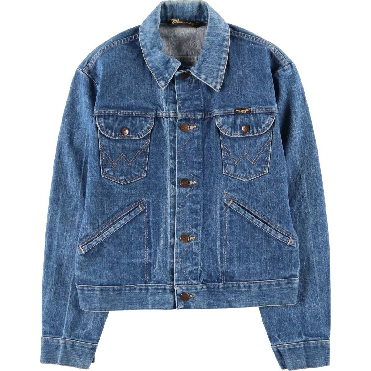 古着 70年代 ラングラー Wrangler デニムジャケット Gジャン メンズM 