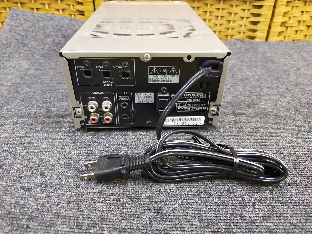 ONKYO INTEC155 カセットデッキ メタルテープ対応/ドルビーB/C HX PRO