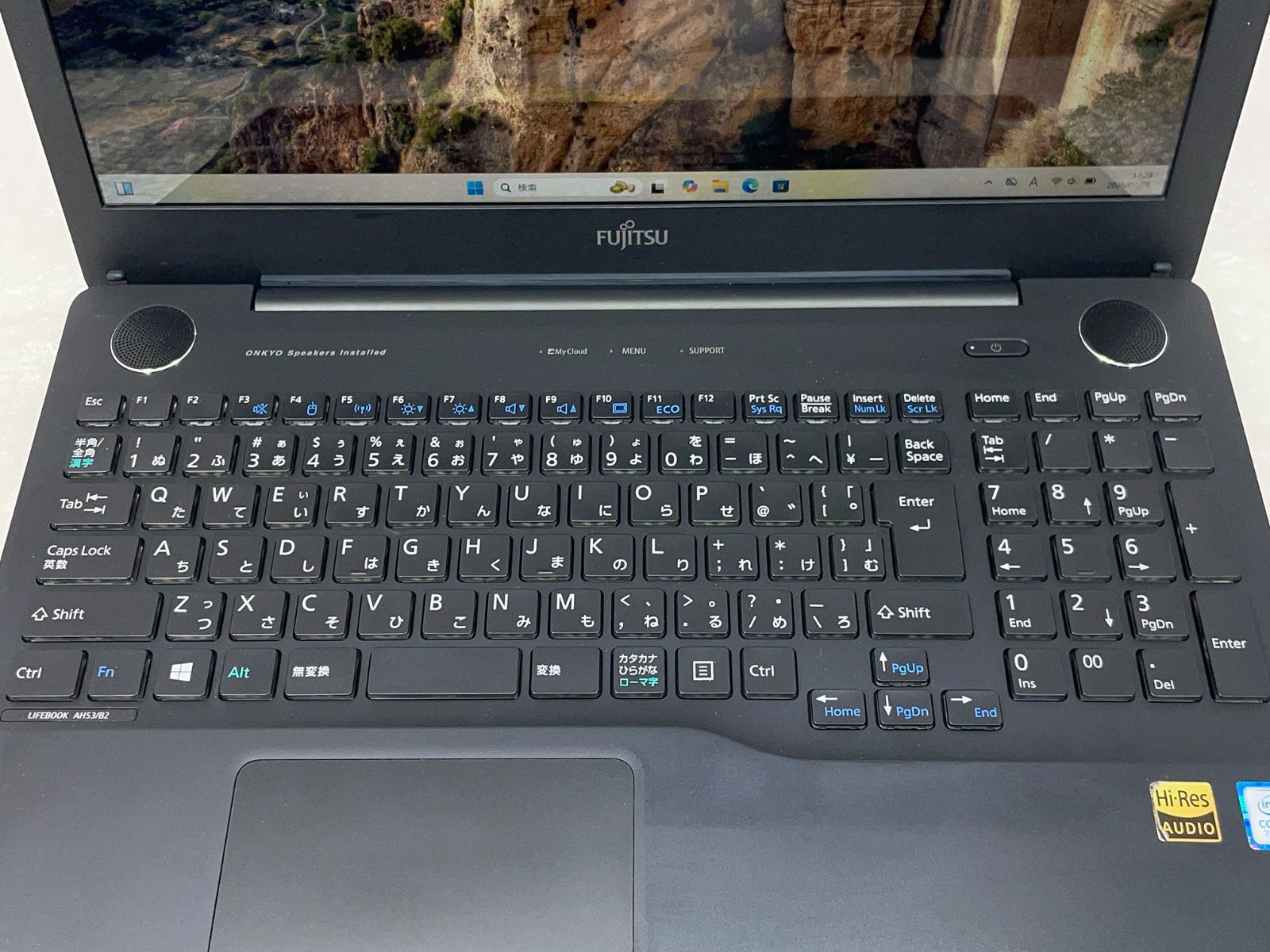 富士通 LIFEBOOK AH53/B2 i7-7700HQ/8GB/1TB HDD/Windows11/15.6型フル