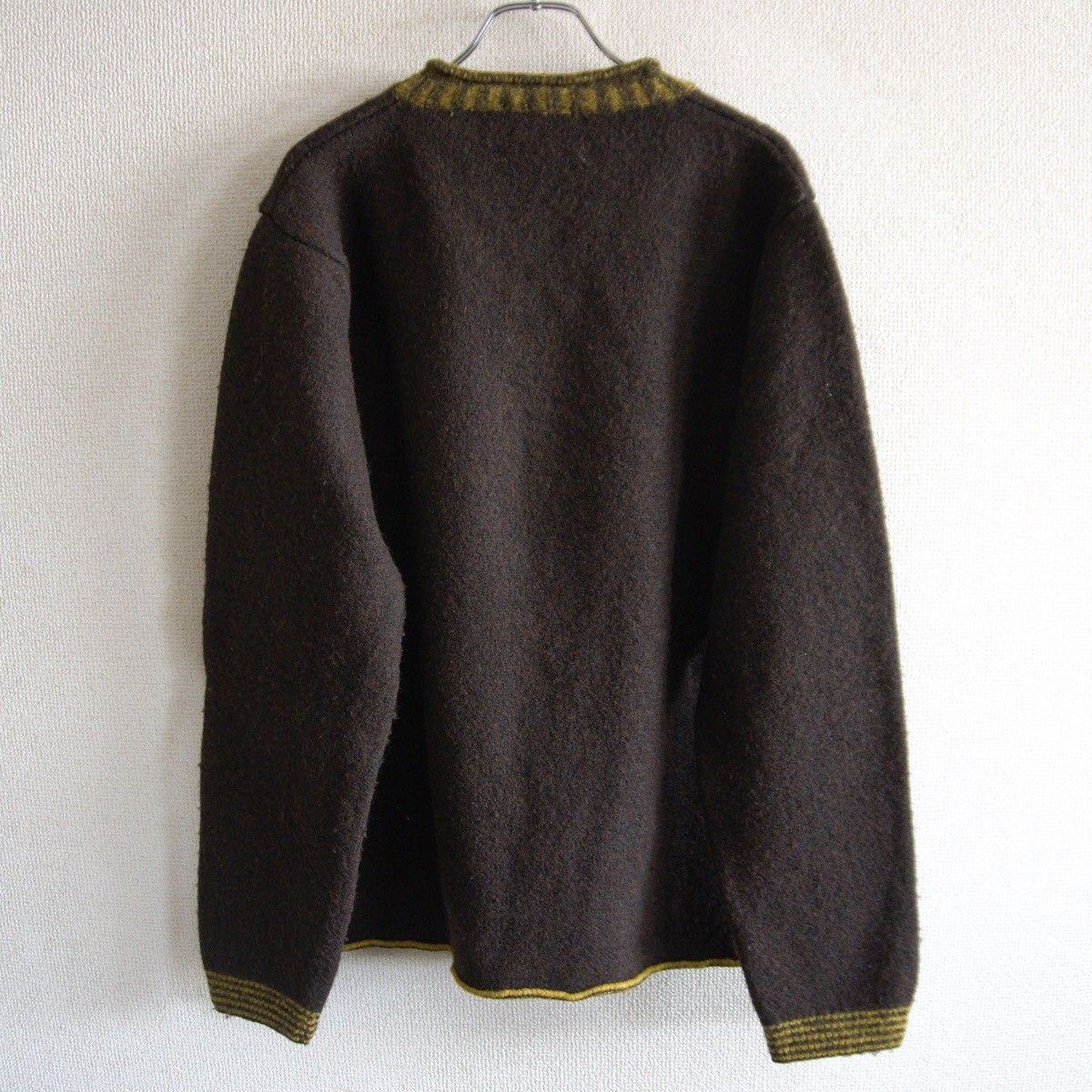 90s-00s/ライカ期】DRIES VAN NOTEN【V-NECK SWEATER】L Vネック 