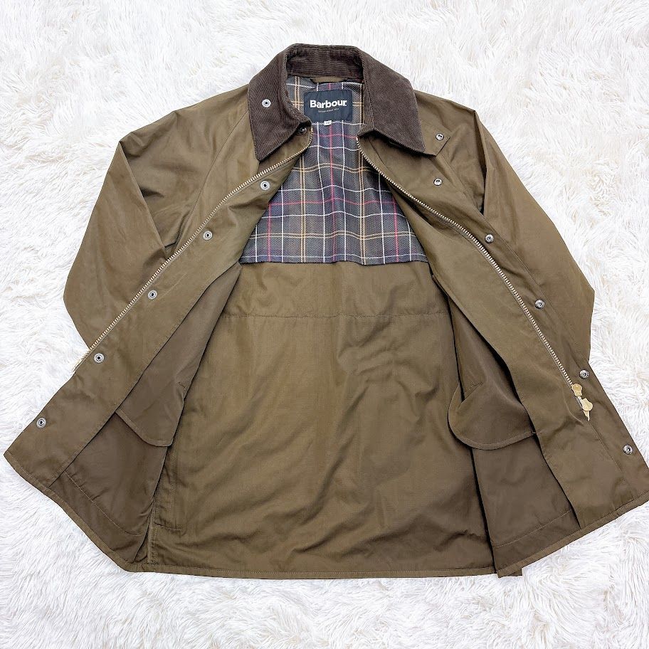 美品】 Barbour バブアー BEAMS F 別注 BEDALE ビデイル ピーチスキン