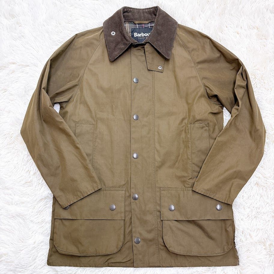 美品】 Barbour バブアー BEAMS F 別注 BEDALE ビデイル ピーチスキン