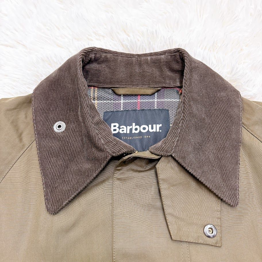 美品】 Barbour バブアー BEAMS F 別注 BEDALE ビデイル ピーチスキン